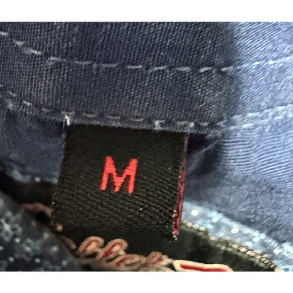 Rafter C Pro Flex 45 Performance Mens LS Blue Geo Print Button Up Shirt - Size M - Picture 6 of 6